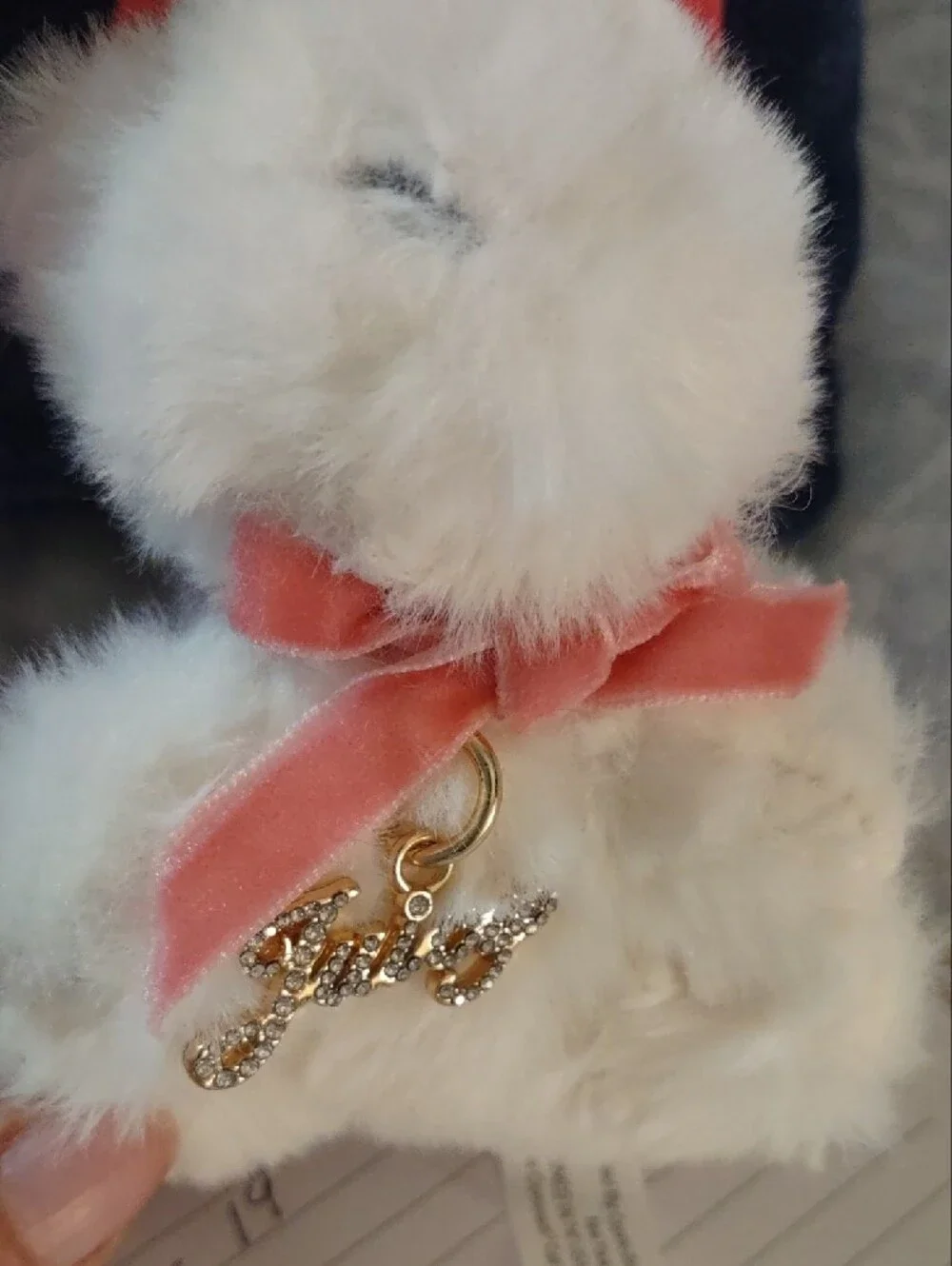 Juicy Couture Strawberry Festival Shoulder Bag Bow Cream Multi NWT Bunny Charm.